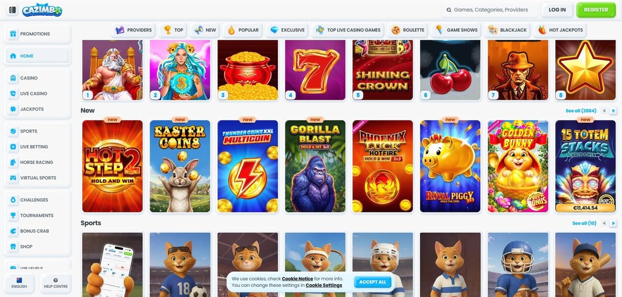 Cazimbo Casino - Recenzja 2026 Casino